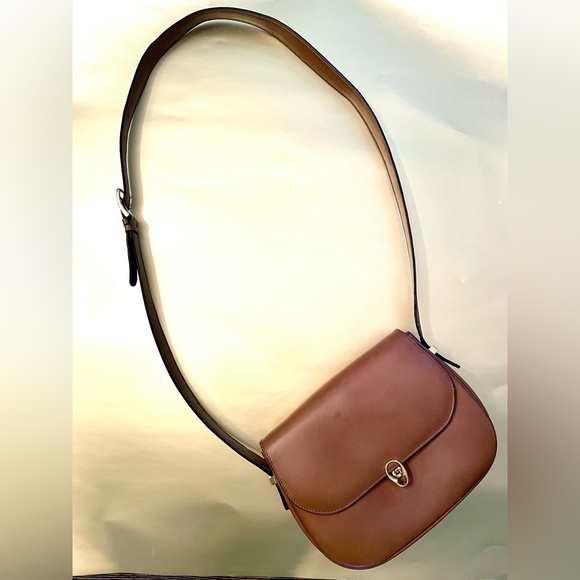 Vintage Celine Triomphe Leather in Natural Brown - Picture 2 of 11